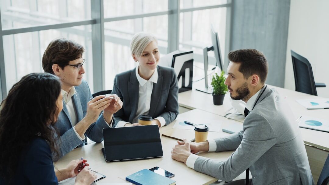 business people in meeting