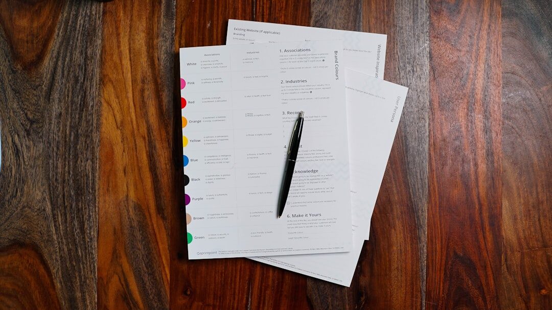 tax documents on desk